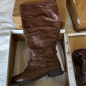 Brown Boots (Wide calf)